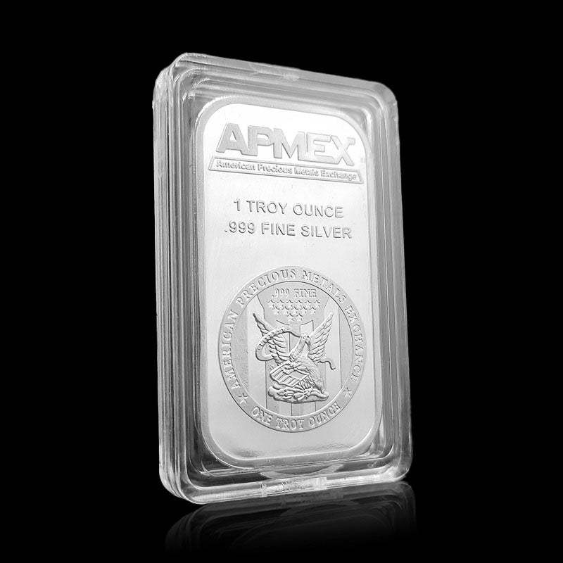 Last Day 60% OFF🔥🦅APMEX 1 oz .999 Fine Silver Bar – American Eagle Heritage for Collectors-ABB8