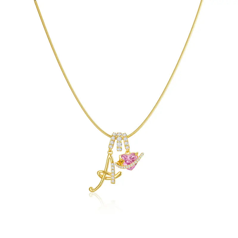 šFlash Saleā” 50K+ SOLD! Almost Goneš„-14K Gold Plated 3-Layering Initial A-Z Letter Pendant Necklaces for Women Snake Chain Choker-H1