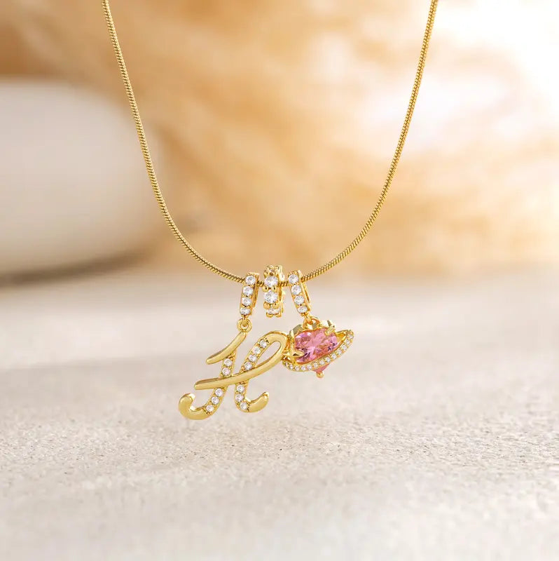 šFlash Saleā” 50K+ SOLD! Almost Goneš„-14K Gold Plated 3-Layering Initial A-Z Letter Pendant Necklaces for Women Snake Chain Choker-H1