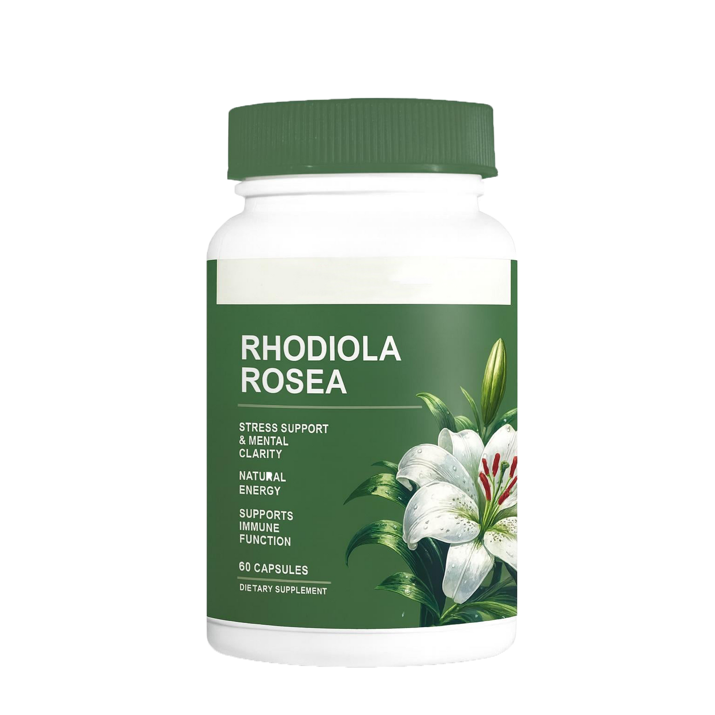 🚀 ¡Energía Max, Cero Estrés y Baja de Peso! ✨ Rhodiola Rosea: Tu Adaptógeno 4-en-1 🛡️GD