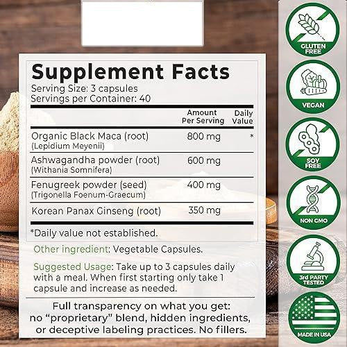 🏆Flash Sale⚡ 100K+ SOLD! Almost Gone-💥🏆#1 Organic Black Maca Root-CCC8