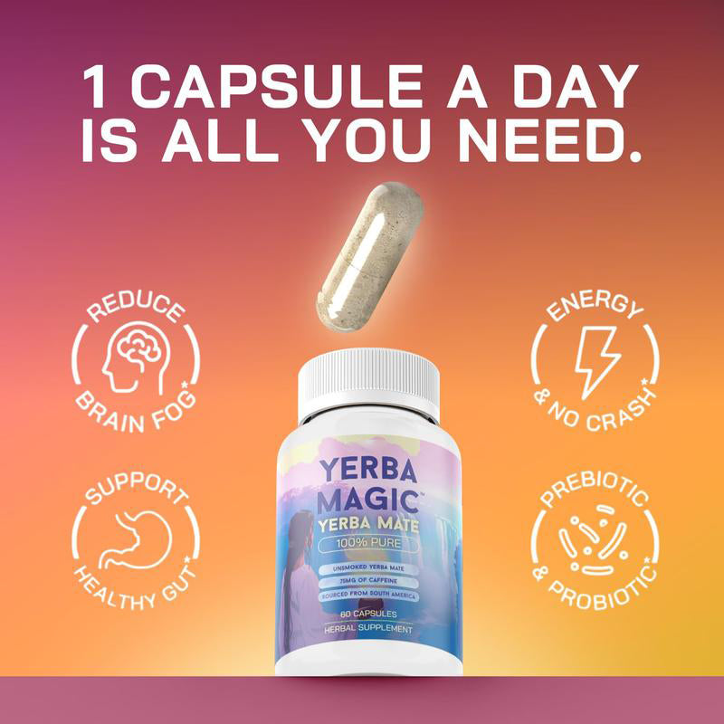 🏆Flash Sale⚡50K+ SOLD!💥🏆Pure Yerba Mate & 5-in-1 Superblend-ZDQ8