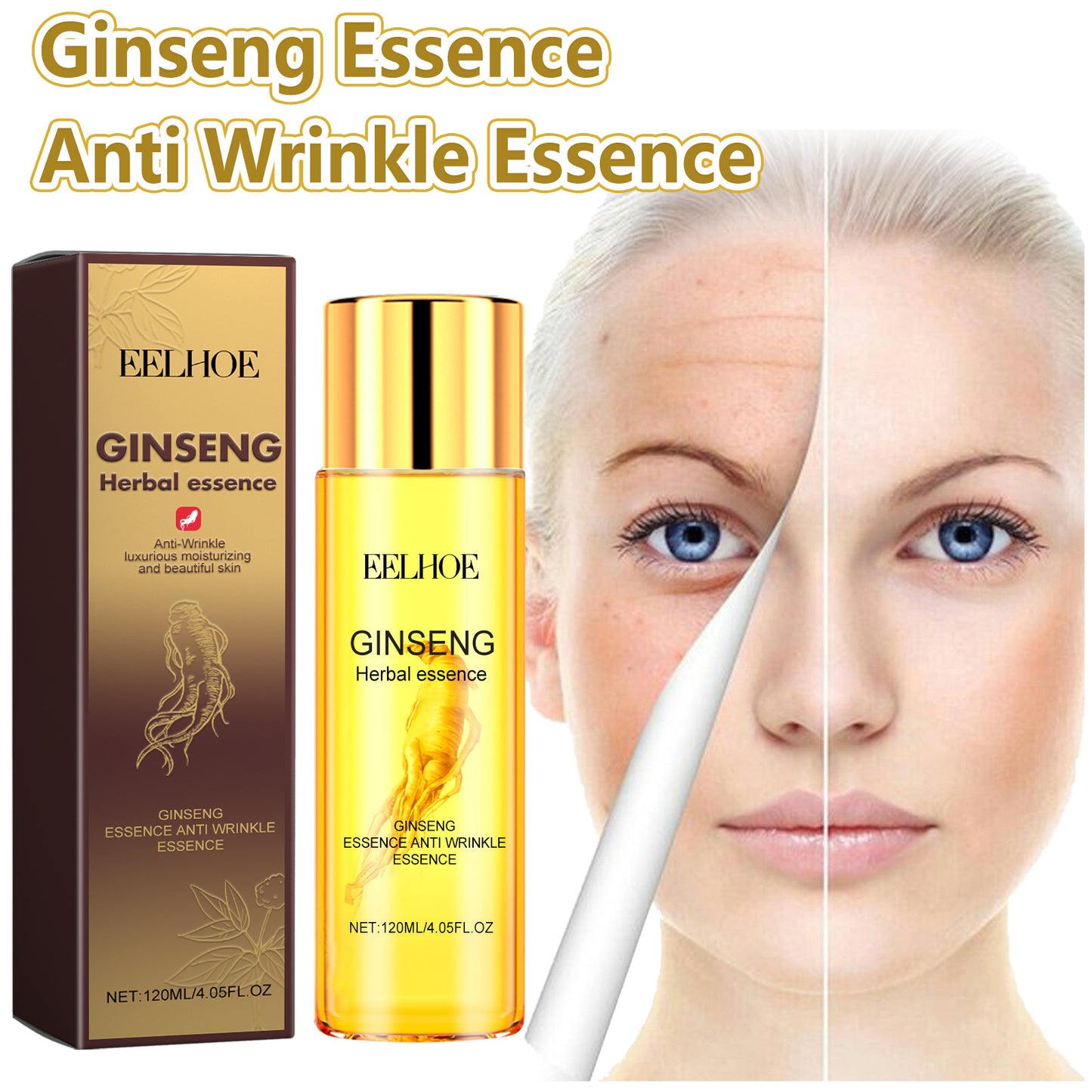 💜Ginseng Facial Serum🔥The skin is tender smooth and elastic-W24
