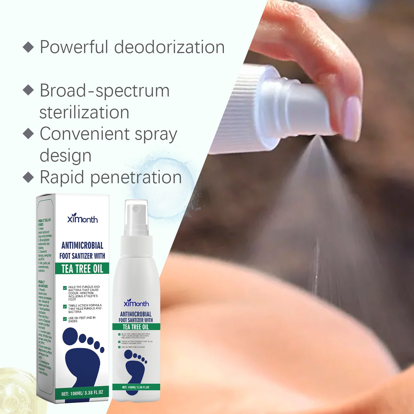 🎯The Lowest Price Ever-50% OFF🎯Herbal Antibacterial Foot Spray-ABB8