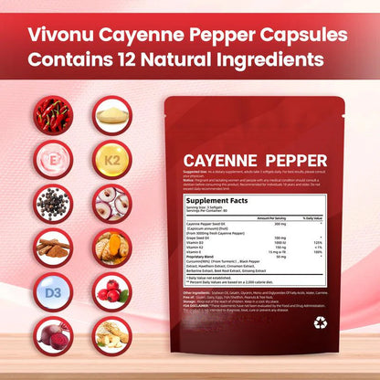 🏆BIG DEAL⚡Cayenne Pepper Softgels Supplement-SUY8