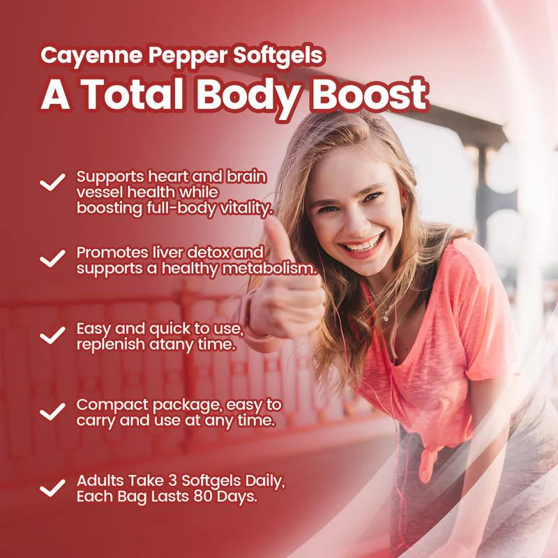 🏆BIG DEAL⚡Cayenne Pepper Softgels Supplement-SUY8