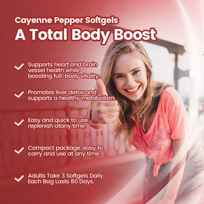 🏆BIG DEAL⚡Cayenne Pepper Softgels Supplement-SUY8