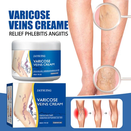 🏆Flash Sale⚡ 50K+ SOLD! Almost Gone💥-JAYSUING Varicose Veins Cream, Leg Massage Cream, Skin Firming Cream Leg Care Cream-H1