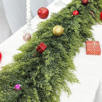 🏆Flash Sale⚡ 50K+ SOLD! Almost Gone-💥🏆Real Touch Winter Cedar Garland-W18