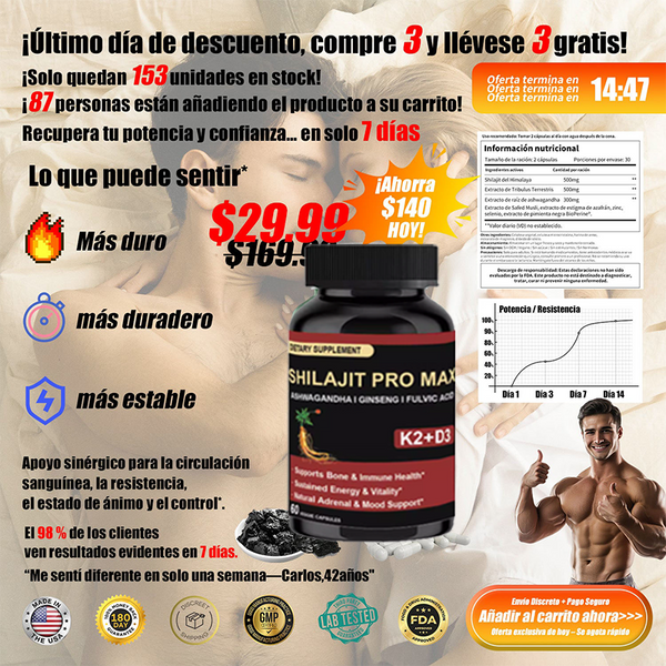 🏆✨SHILAJIT 𝐏𝐨𝐭𝐞𝐧𝐜𝐢𝐚𝐝𝐨𝐫 𝐍𝐚𝐭𝐮𝐫𝐚𝐥 𝐝𝐞 𝐓𝐚𝐦𝐚𝐧̃𝐨 𝐲 𝐑𝐞𝐬𝐢𝐬𝐭𝐞𝐧𝐜𝐢𝐚 𝐩𝐚𝐫𝐚 𝐇𝐨𝐦𝐛𝐫𝐞𝐬-GD（T）