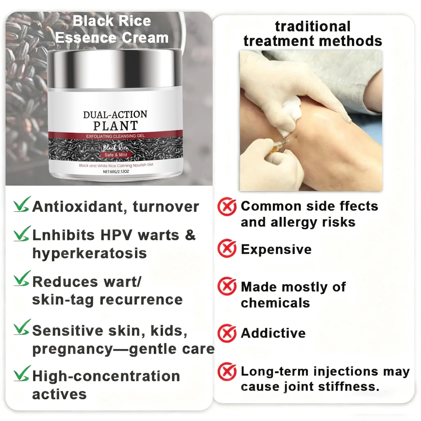 🔥First 100:2nd Item 60%Off🔥Black Rice Soothing Repair Cream-W18