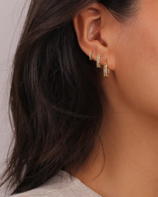 🏆Flash Sale⚡ 50K+ SOLD! Almost Gone💥- 14K Gold-Plated Hoop Earrings Gold Plated-H1