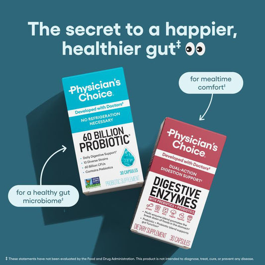 🏆Flash Sale⚡ 50K+ SOLD! Almost Gone-💥with Digestive Enzymes & 60 Billion Probiotic-ZDQ8