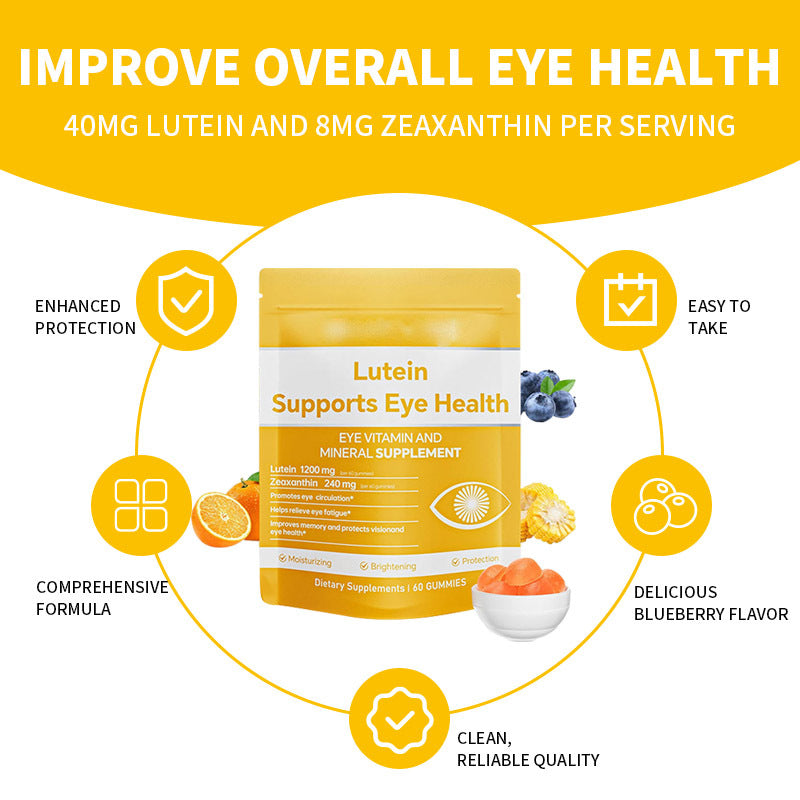 🏆Flash Sale⚡ 50K+ SOLD! Almost Gone-💥Lutein & Zeaxanthin Gummies - JSS6
