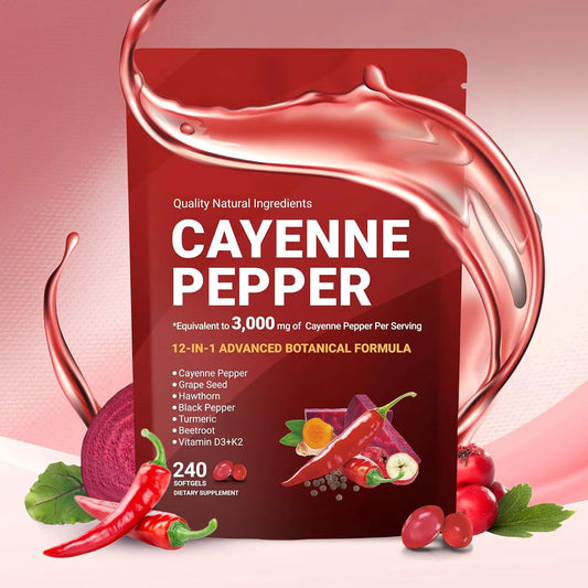 🏆BIG DEAL⚡Cayenne Pepper Softgels Supplement-SUY8