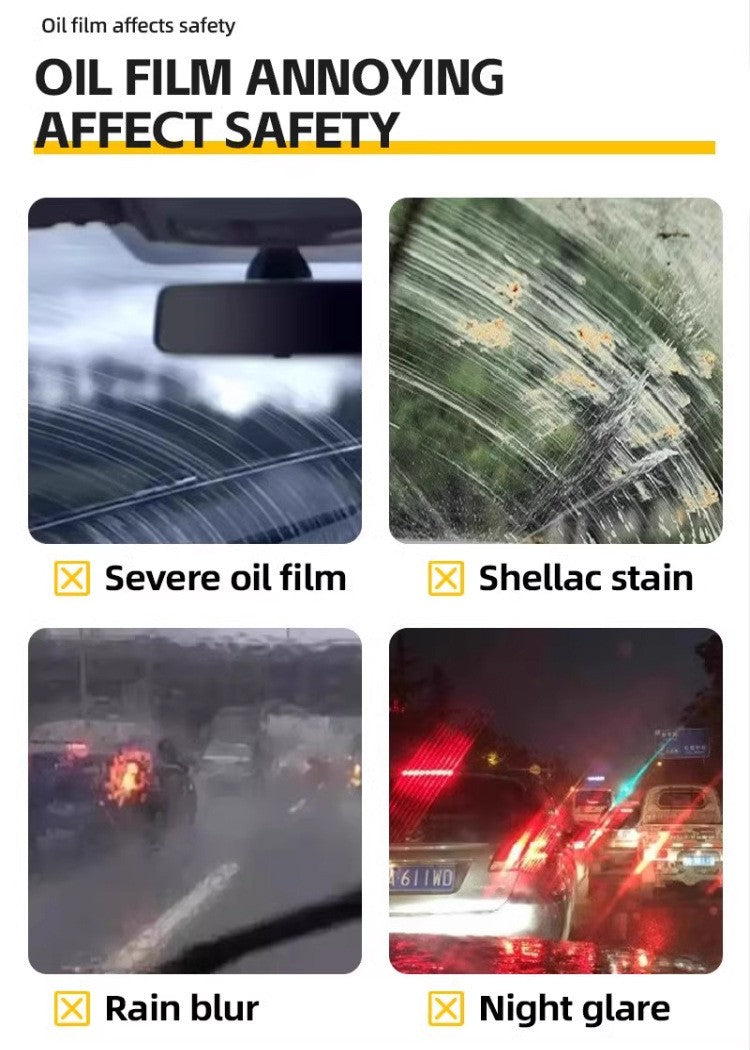 💜Professional Recommendation💜Auto Glass Cleaner for Oily Films-W18