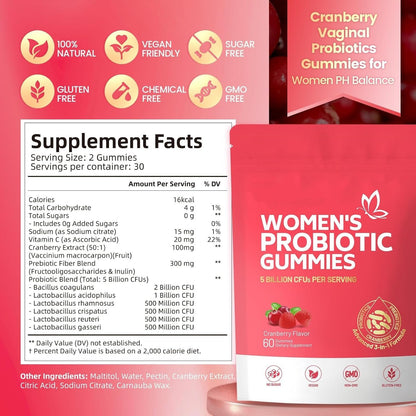 🏆#1 Best Seller⏰Flash Sale✨Cranberry Probiotic Gummies-ABB8