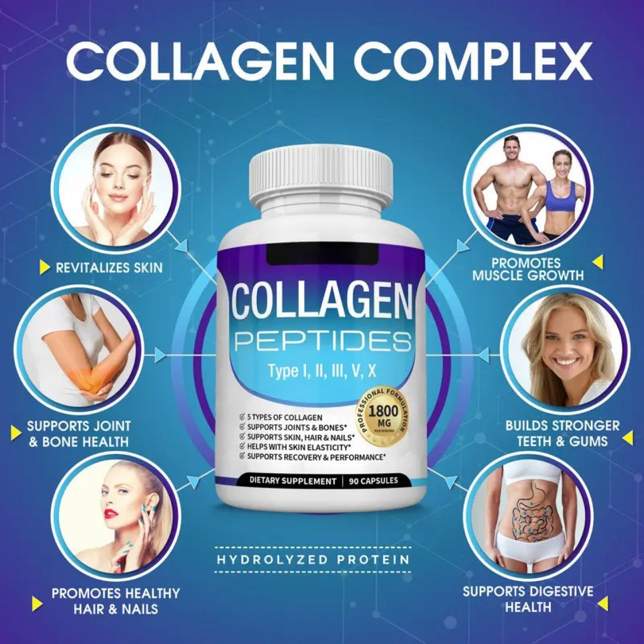 💜 Add a second bottle for only $10💜 Collagen Softgel Capsules-W18