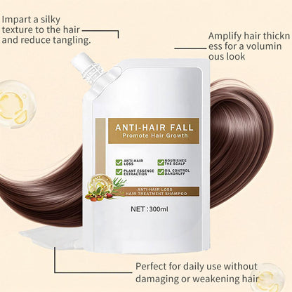 💜 LAST DAY PROMOTION - GET 2ND BAG 70% OFF💜Anti-Hair Fall Hair Loss Treatment Shampoo-W18