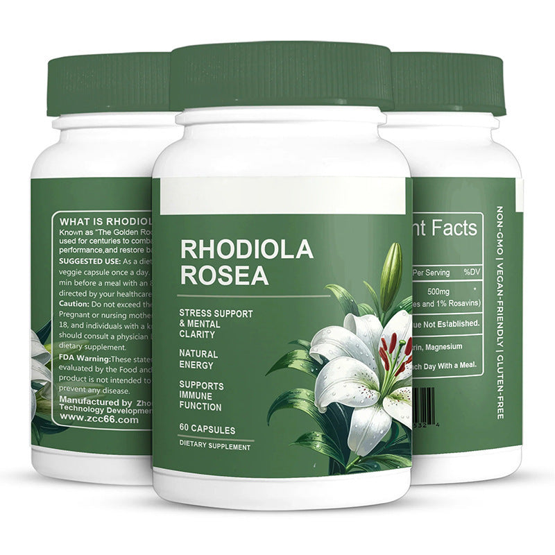 🏆Flash Sale⚡ 50K+ SOLD! Almost Gone-💥🏆Floraviva Rhodiola Rosea Capsules-ZDQ8
