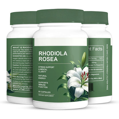 🏆Flash Sale⚡ 50K+ SOLD! Almost Gone-💥🏆Floraviva Rhodiola Rosea Capsules-ZDQ8