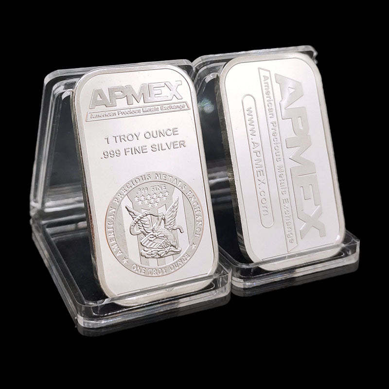 Last Day 60% OFF🔥🦅APMEX 1 oz .999 Fine Silver Bar – American Eagle Heritage for Collectors-ABB8