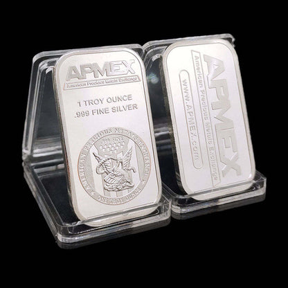Last Day 60% OFF🔥🦅APMEX 1 oz .999 Fine Silver Bar – American Eagle Heritage for Collectors-ABB8