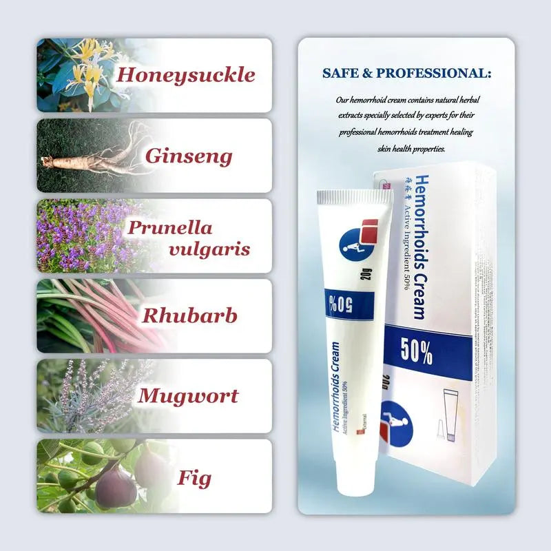 🏆Flash Sale⚡ 50K+ SOLD! Almost Gone💥-50% Inactive Ingretient Hemorrhoids Treatment Ointment-H1