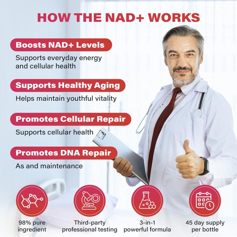 🏆Flash Sale⚡50K+ SOLD!💥🏆NAD+ Berry Flavor Drink Mix - JSS6