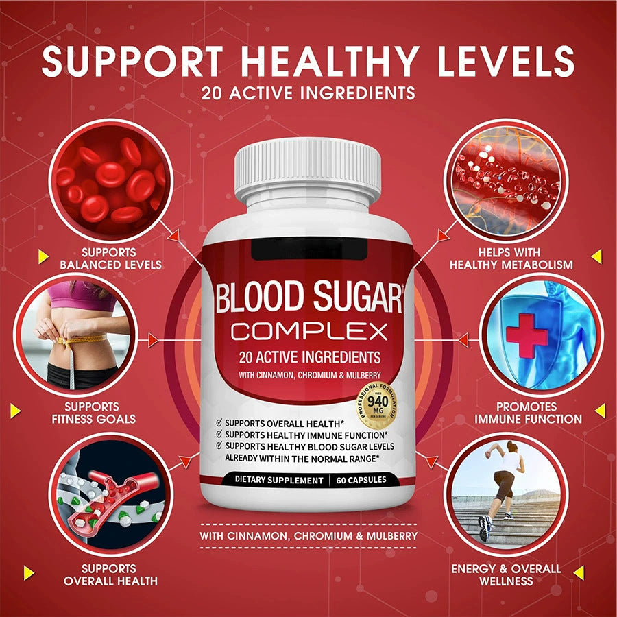 🏆Flash Sale⚡50K+ SOLD!💥🏆Blood Sugar Complex - JSS6