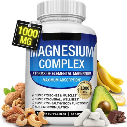 Magnesium Complex 8 Essential Magnesium Supplement Fitness Edible - JSS6