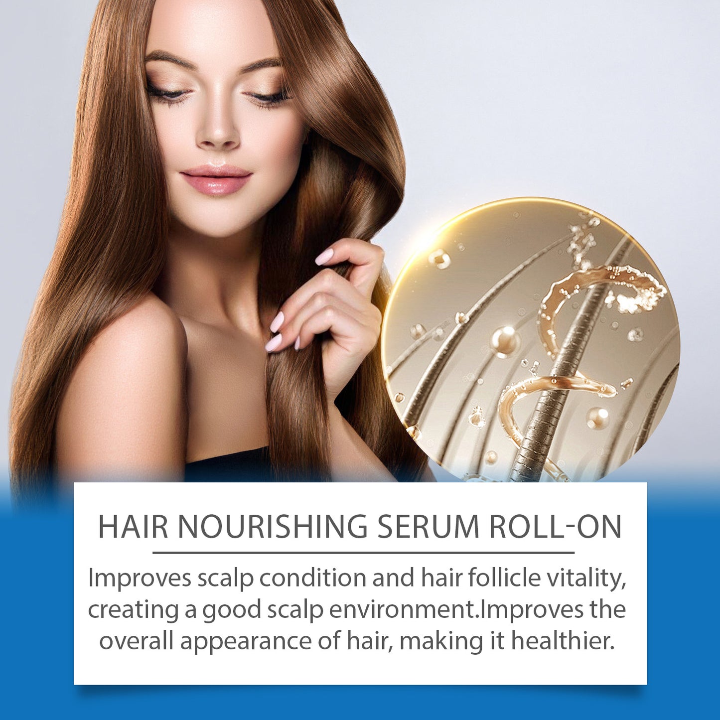 💙 Anniversary Big Sale Up To 50% 0FF 🤍 Advanced Hair Growth Roll-On Serum-JSS6