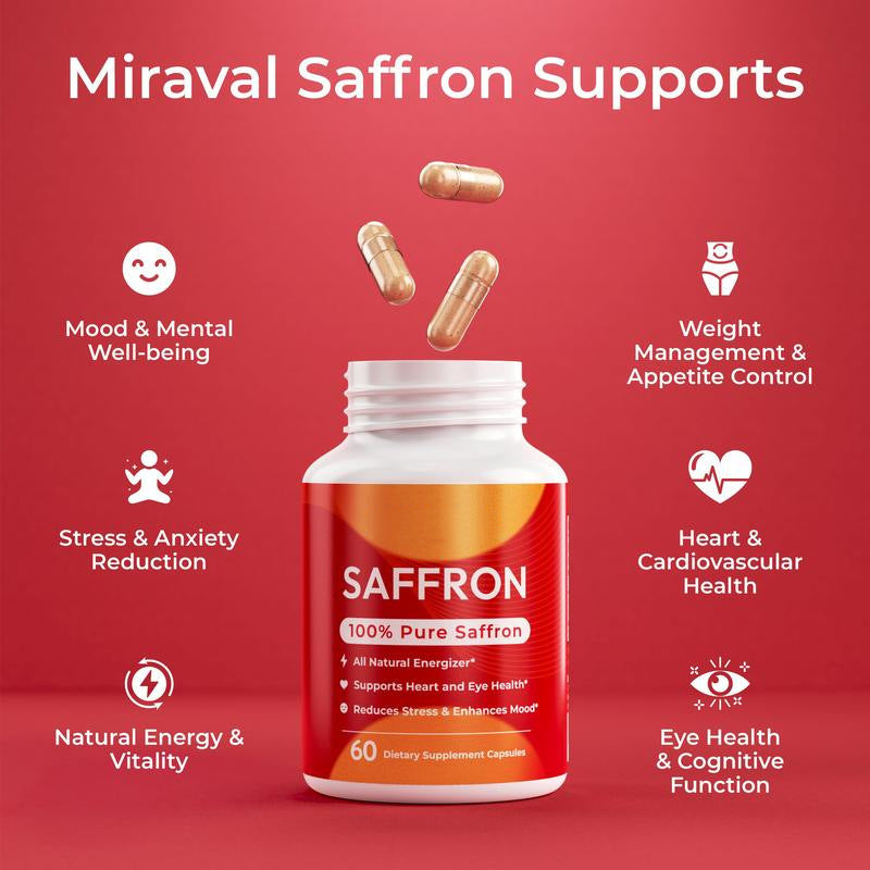 🏆Flash Sale⚡ 50K+ SOLD! Almost Gone💥- Organic Saffron Capsules-H1