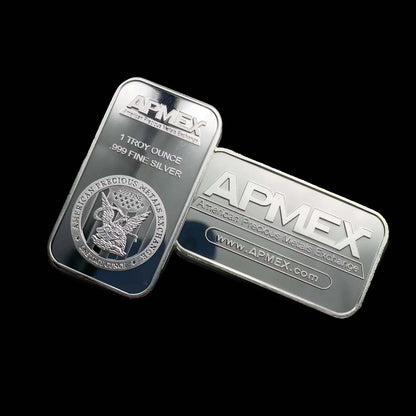 Last Day 60% OFF🔥🦅APMEX 1 oz .999 Fine Silver Bar – American Eagle Heritage for Collectors-ABB8