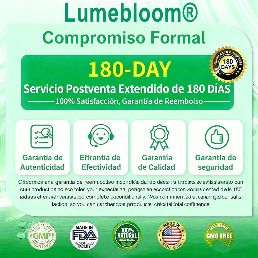Lumebloom® GLP-1 20 en 1 Suplemento Adelgazante (Resultados Visibles en 7 Días) ayuda a mejorar la obesidad, la salud cardiovascular, la diabetes, la salud intestinal, los problemas articulares, una piel más firme y un aumento de energía.-XA