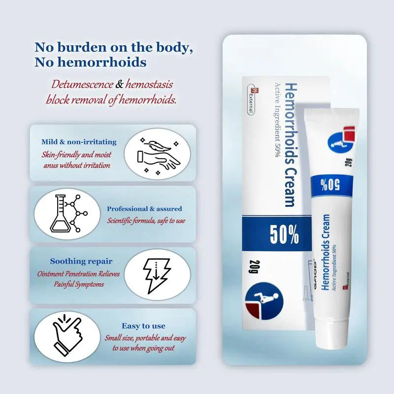 🏆Flash Sale⚡ 50K+ SOLD! Almost Gone💥-50% Inactive Ingretient Hemorrhoids Treatment Ointment-H1