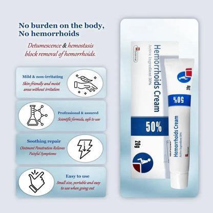 🏆Flash Sale⚡ 50K+ SOLD! Almost Gone💥-50% Inactive Ingretient Hemorrhoids Treatment Ointment-H1