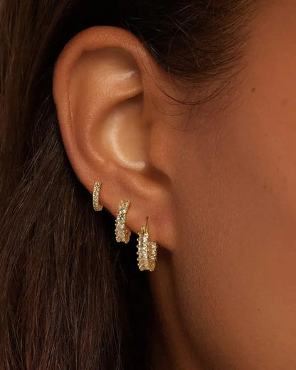 🏆Flash Sale⚡ 50K+ SOLD! Almost Gone💥- 14K Gold-Plated Hoop Earrings Gold Plated-H1