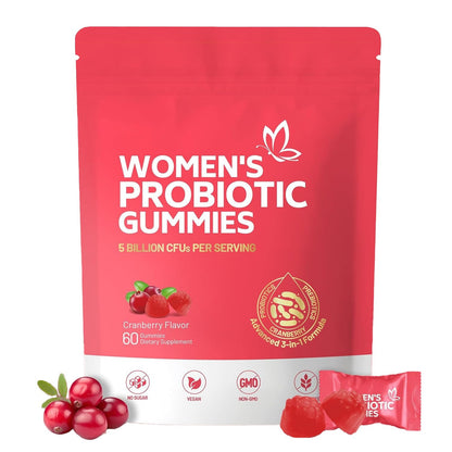 🏆#1 Best Seller⏰Flash Sale✨Cranberry Probiotic Gummies-ABB8