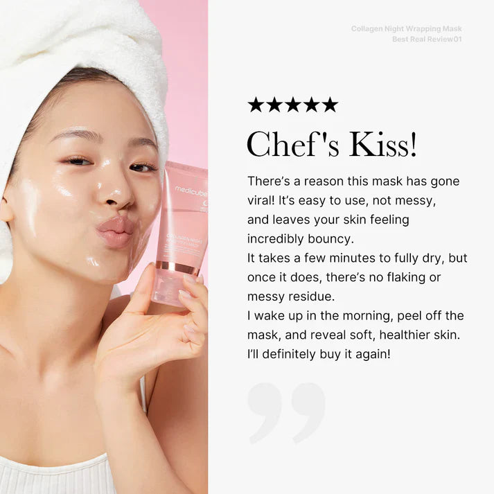 🔥First 100:2nd Item 60%Off🔥Collagen Night Mask-W18