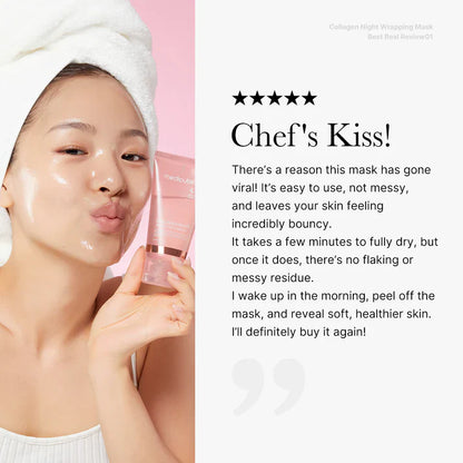 🔥First 100:2nd Item 60%Off🔥Collagen Night Mask-W18