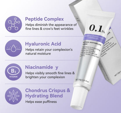 🎁Buy 1 get 1 free💜Retinol Soothing Eye Cream Hydrating, Moisturizing and Fading Fine Lines Essence Cream-w24