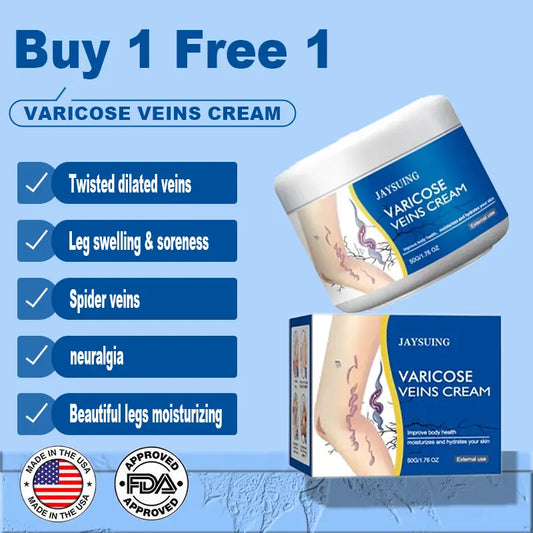 🏆Flash Sale⚡100K+ SOLD!🏆Leg Relief Varicose Veins Cream-ABB8