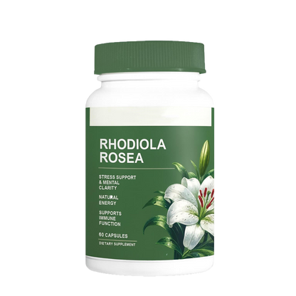 🚀 ¡Energía Max, Cero Estrés y Baja de Peso! ✨ Rhodiola Rosea: Tu Adaptógeno 4-en-1 🛡️GD