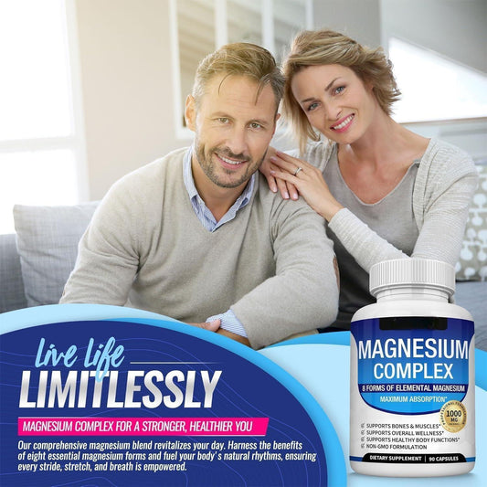 Magnesium Complex 8 Essential Magnesium Supplement Fitness Edible - JSS6