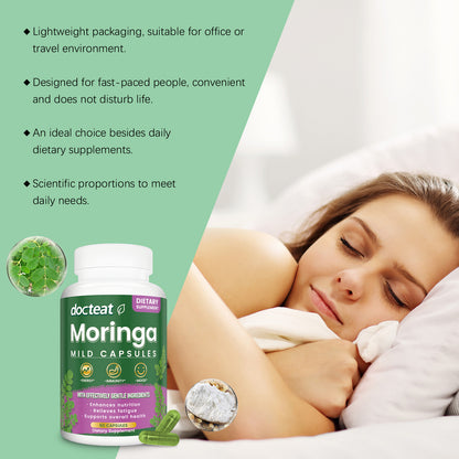 💥Brand-new upgraded version⚡50K+ SOLD!👇Moringa Capsules Immune Support - JSS6