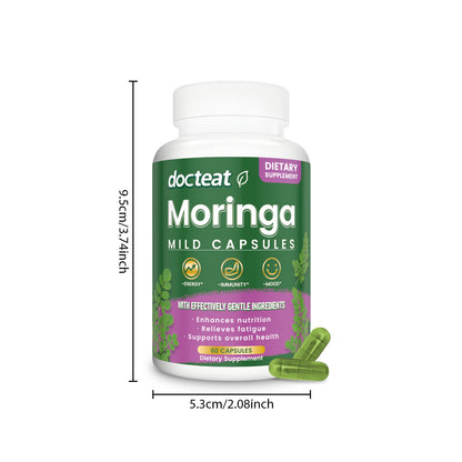 💥Brand-new upgraded version⚡50K+ SOLD!👇Moringa Capsules Immune Support - JSS6