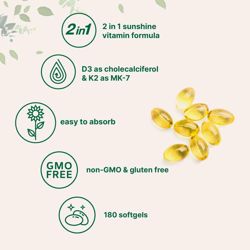 🏆Flash Sale⚡50K+ SOLD!💥🏆Vitamin D3 K2 5000IU-ZDQ8