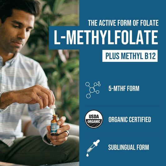 🏆Flash Sale⚡50K+ SOLD!💥🏆L Methyl Folate 15mg + B12 Pro Strength-ZDQ8