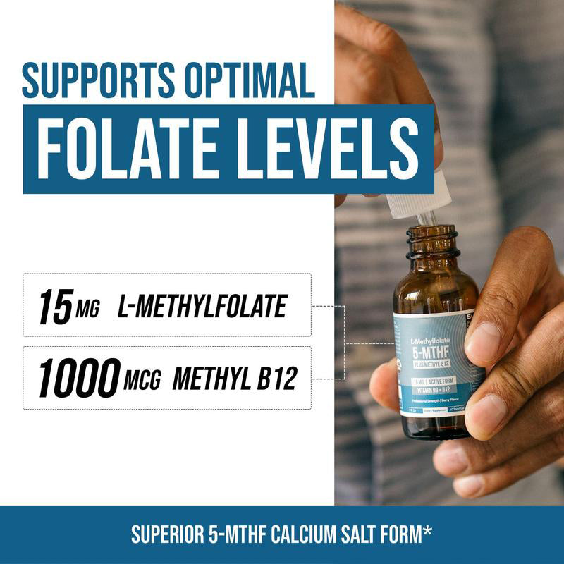 🏆Flash Sale⚡50K+ SOLD!💥🏆L Methyl Folate 15mg + B12 Pro Strength-ZDQ8